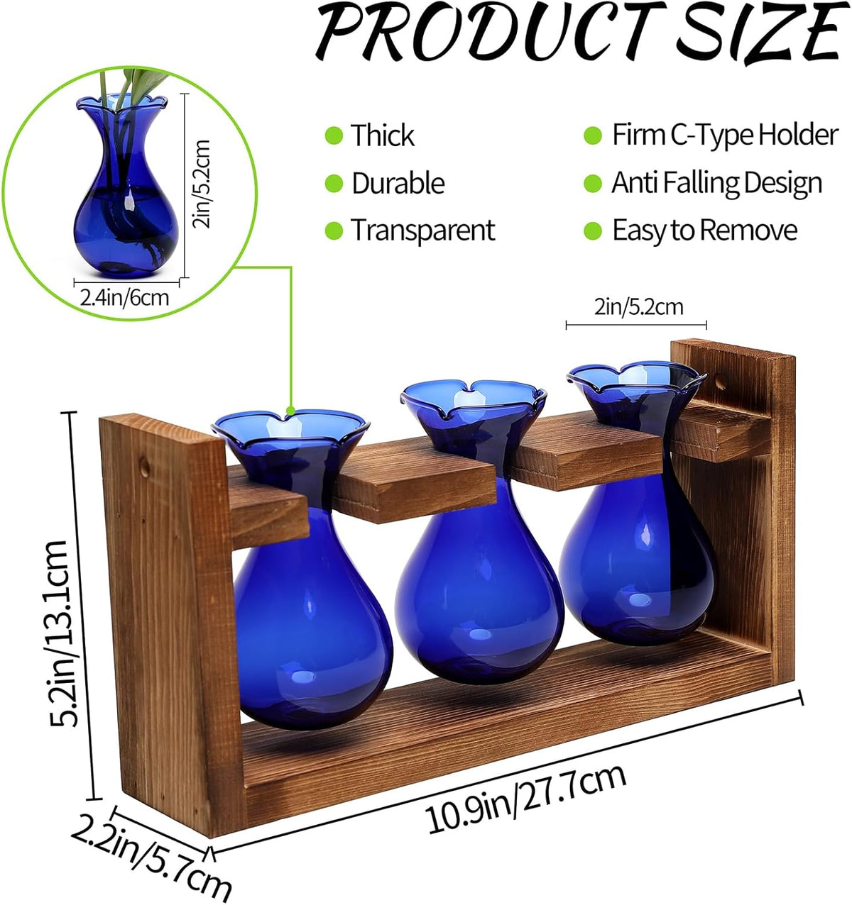 Plant Propagation Station Plant Terrarium Unique Birthday Gifts for Women Home Office Decor Planter