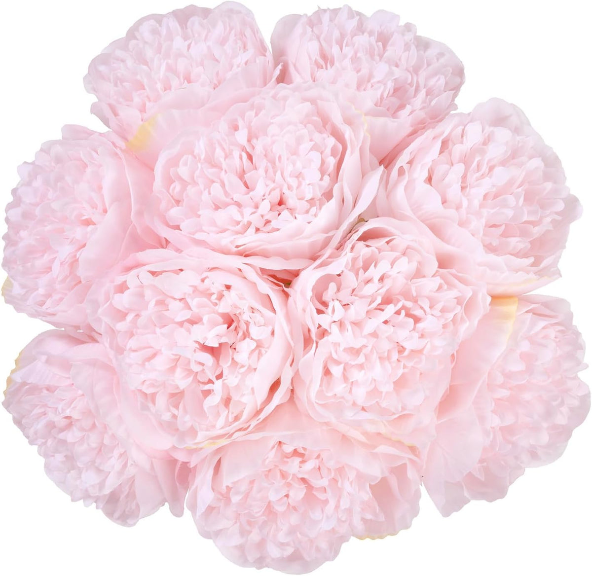 U'Artlines 20 Heads Artificial Peony Silk Flower Leaf Home Office Wedding Party Festival Bar Decor