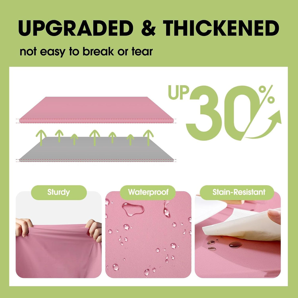 Pureegg Plastic Table Cloth Disposable 10 Pack, 84'' Round Table Cloths, Easter Party, Valentines