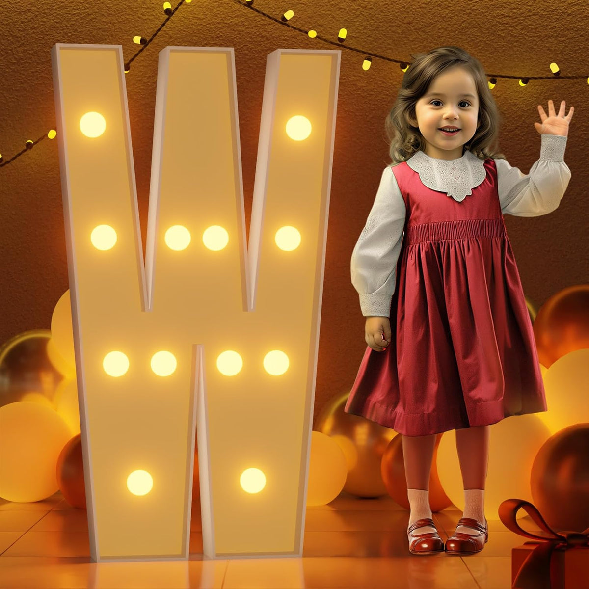 Marquee Letters 4 Feet Tall Large Light Up Letters W Happy Birthday Decorations Wedding Engagement