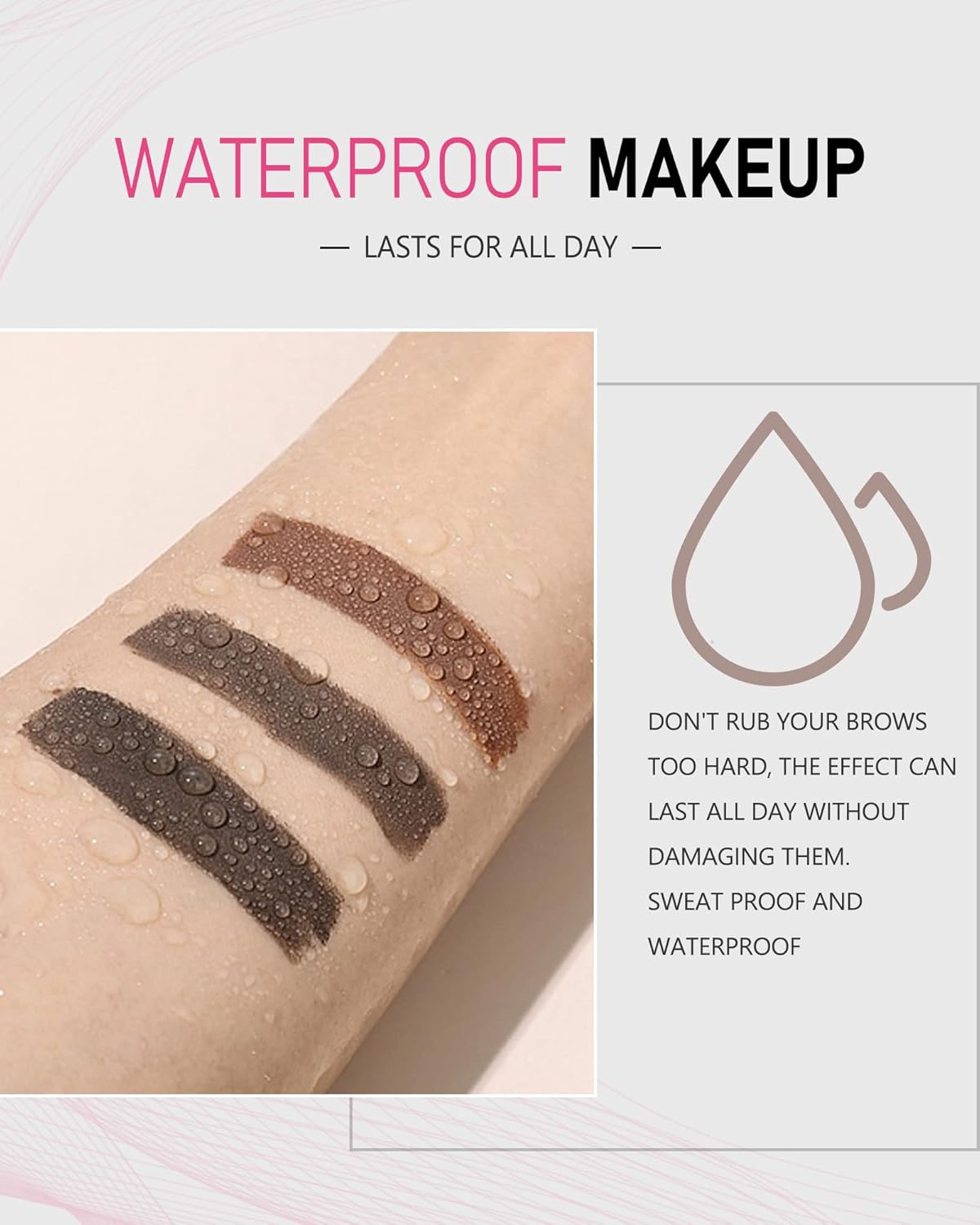 Black Eyebrow Pencil - Women's Waterproof Brow Pencils