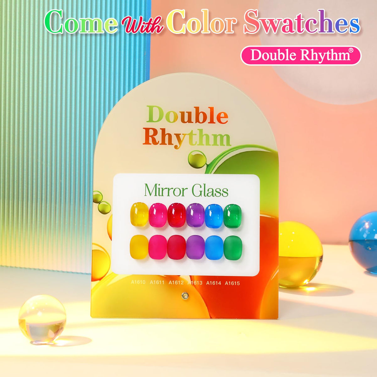 Double Rhythm 6 Pcs 15 ML Gel Polish Set Same Color Same Bottle Soak Off Gel Polish Kit Nail Art
