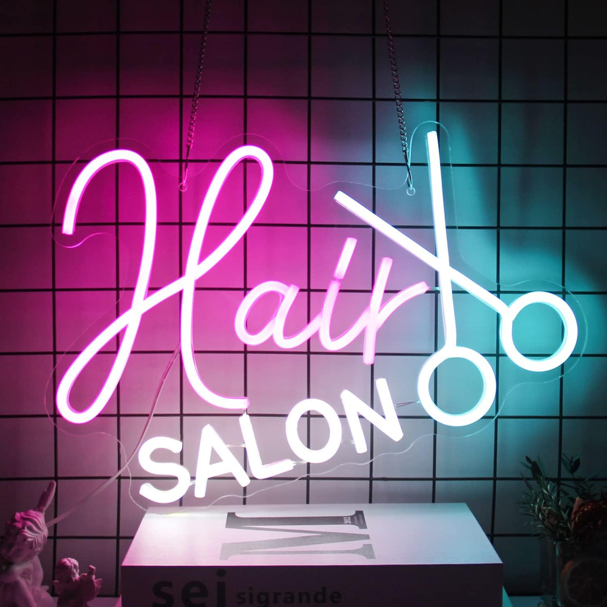 Hair Salon Neon Sign Barber Neon Light Salon LED Signs for Wall Haircut Neon Lights Signs for