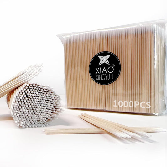 1000PCS Pointed Cotton Swabs - Precision Tip Cotton Swabs - 4 Inch Microblading Cotton Swabs