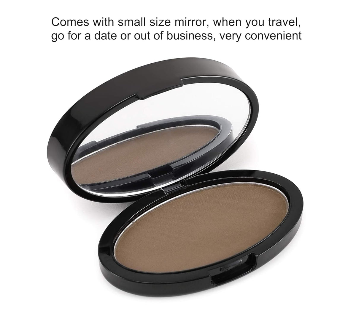 Boobeen Eyebrow Seal Stamp Powder - Waterproof 3 Seconds Eye Make Up Nature Coloring Kit - Creates