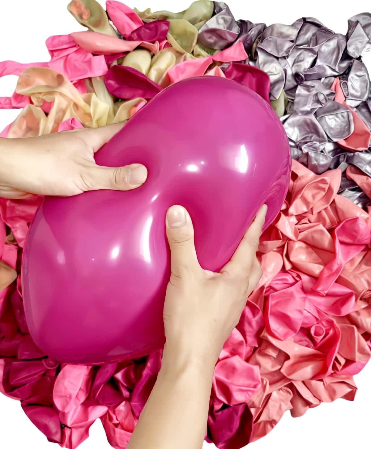 300 Pcs Pink Balloons 12 Inch Different Shades of Pink Party Balloon Set, Suitable for Wedding