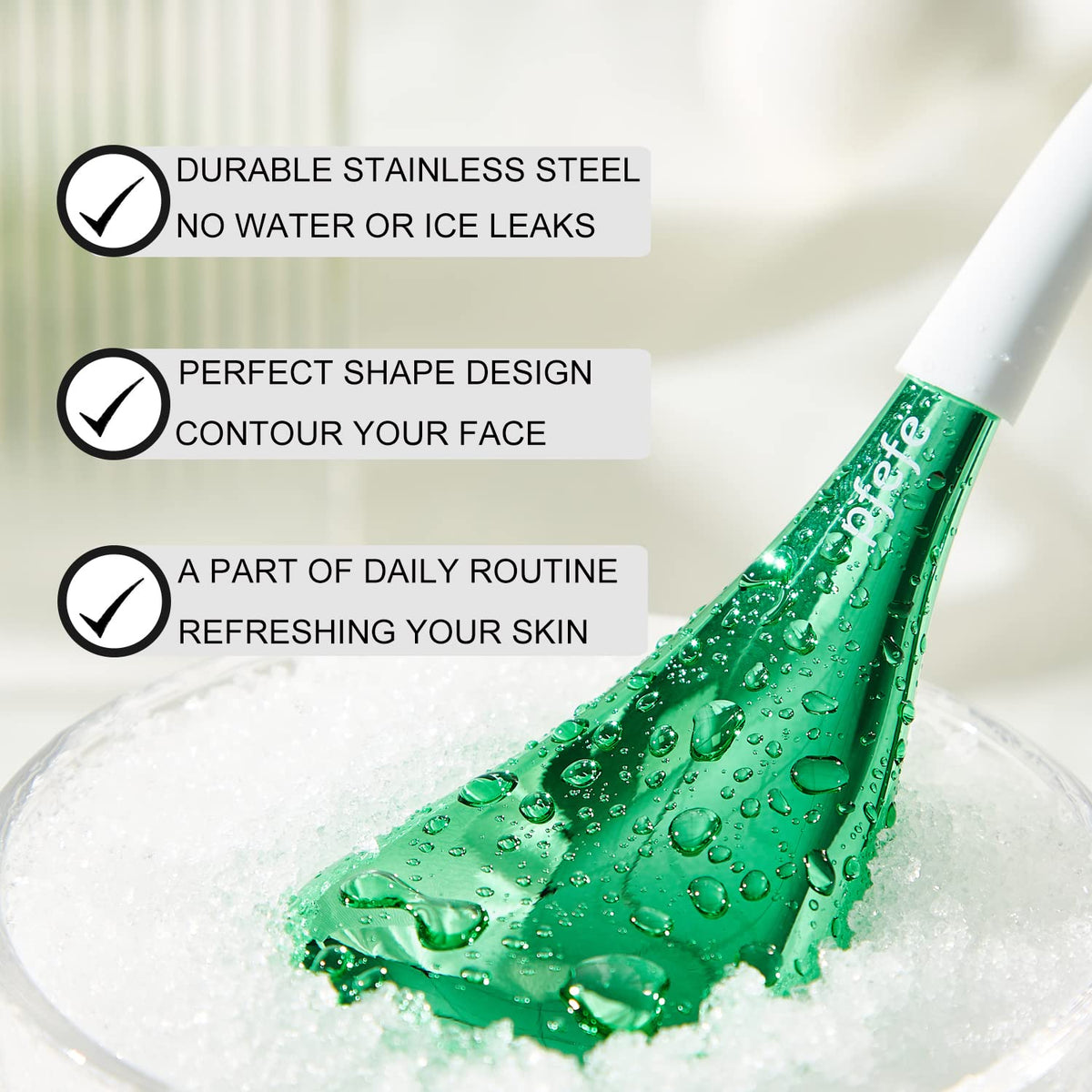 Cryo Sticks for Face, Ice Globes Cryo Globes for Facials, Esthetician Supplies Gifts, Unbreakable