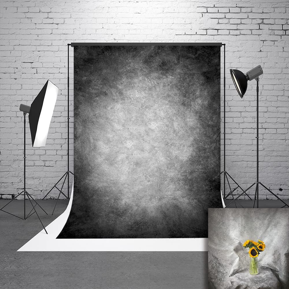 6x9ft Abstract Black Gray Portrait Photography Backdrops Photo Studio Prop Background for Children