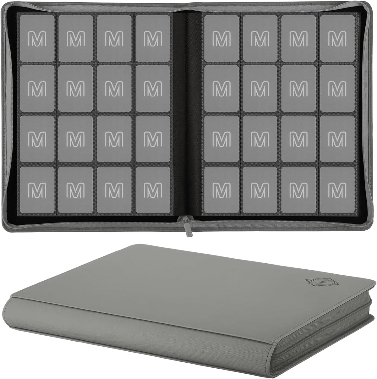 Premium Card Binder 16 Pocket,Trading Card Binder Holds up to 1000+Cards Sturdy Card Collection