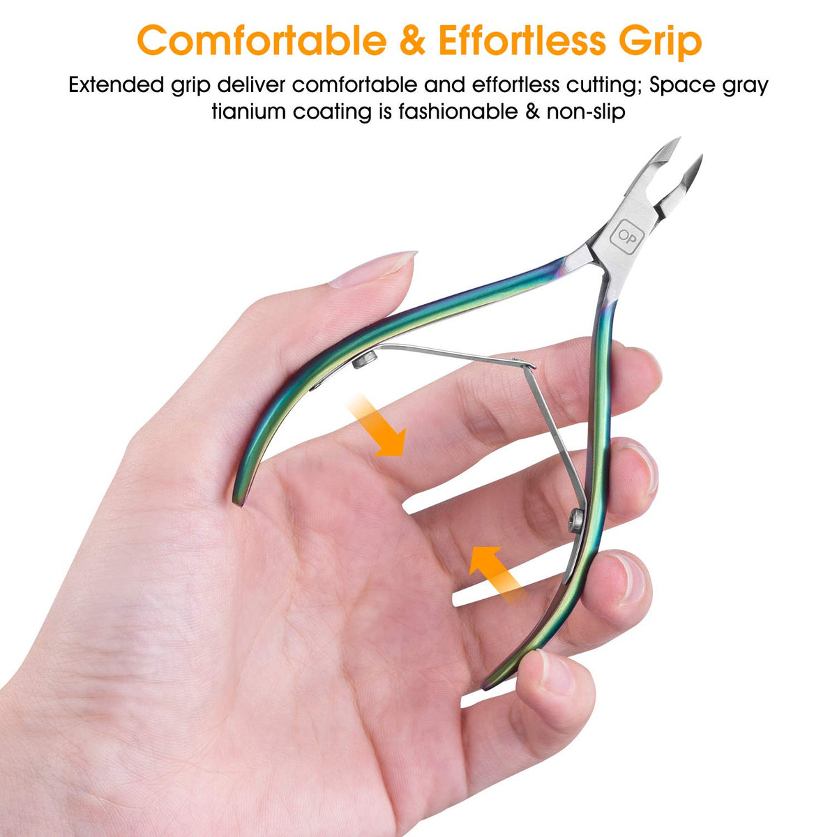 Cuticle Trimmer-opove Cuticle Remover Cuticle Nipper Professional Stainless Steel Cuticle Cutter