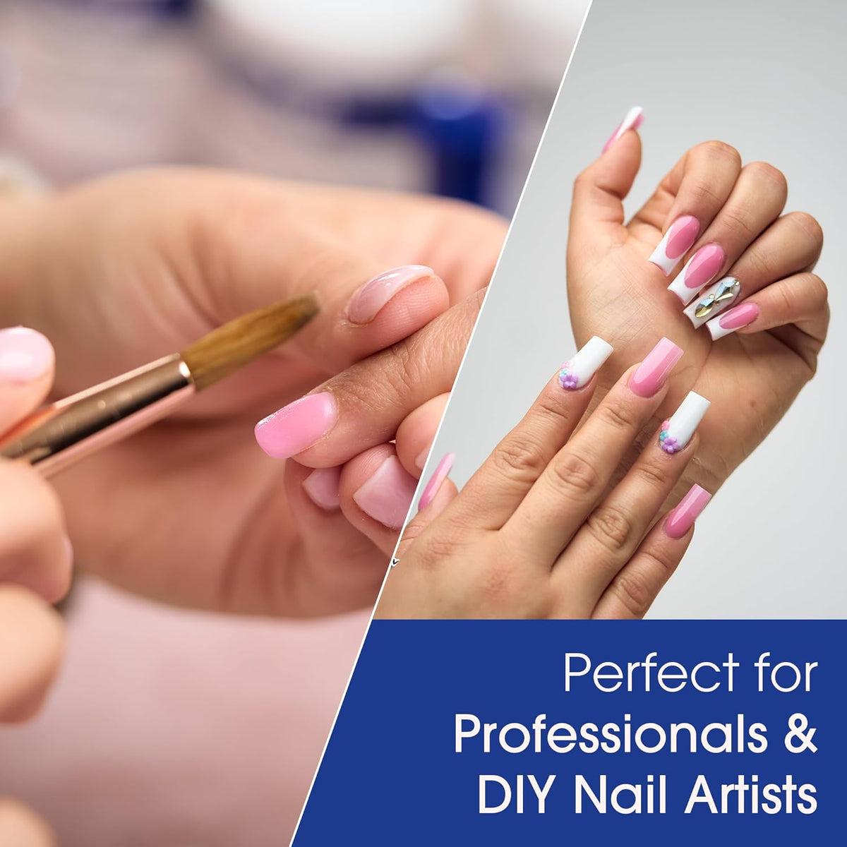 Nomma Plus Professional Liquid Monomer, EMA Nail Liquid for Acrylic Powder, Non-Yellowing Monomer