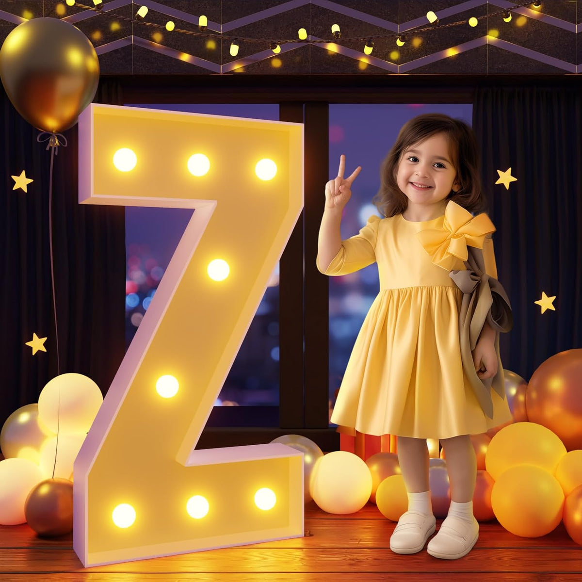 Marquee Letters 3 Feet Tall Large Light Up Letters Z Happy Birthday Decorations Marry Me Engagement