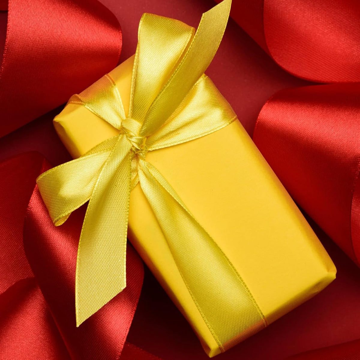 Vanhench 36" x 2400" (200') Yellow Wrapping Paper for Birthday, Solid Color Art Kraft Craft Paper