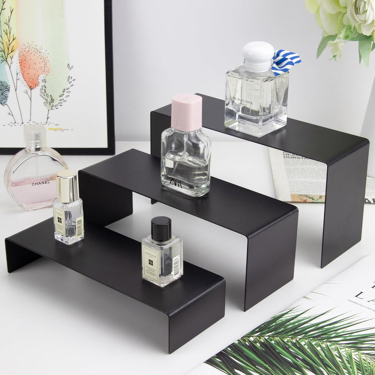 ihomecooker 6 Pc Metal Display Risers Showcase for Shoe Risers Retail Stand Cupcake Stand Dessert