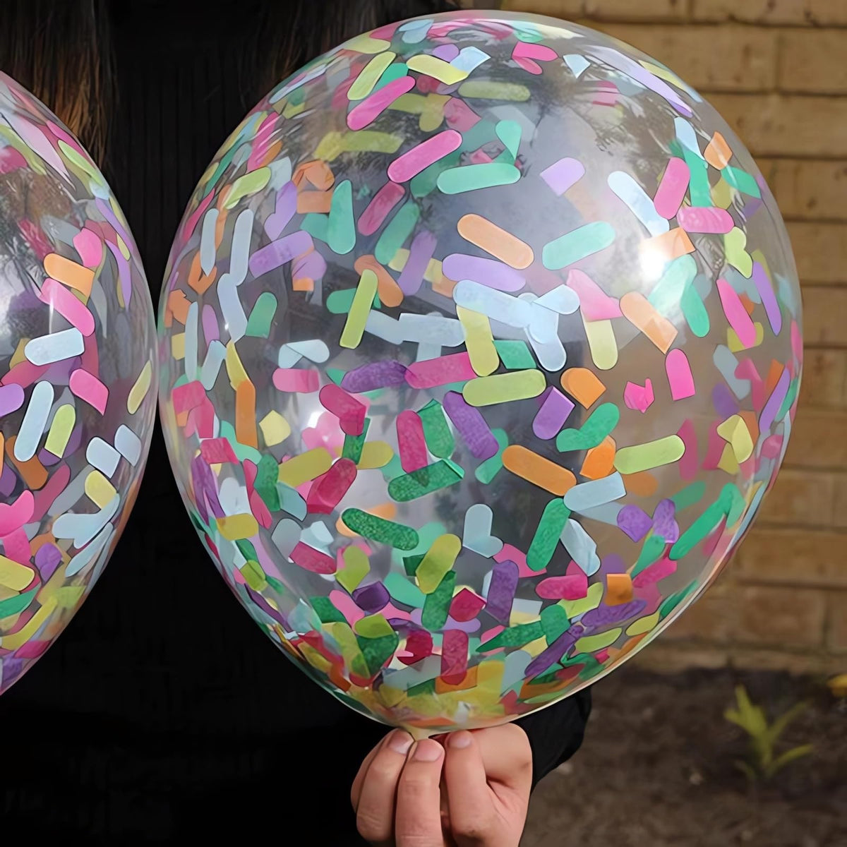 Confetti Balloons/candy confetti balloons/Ice cream sprinkle balloons/birtthday party confetti