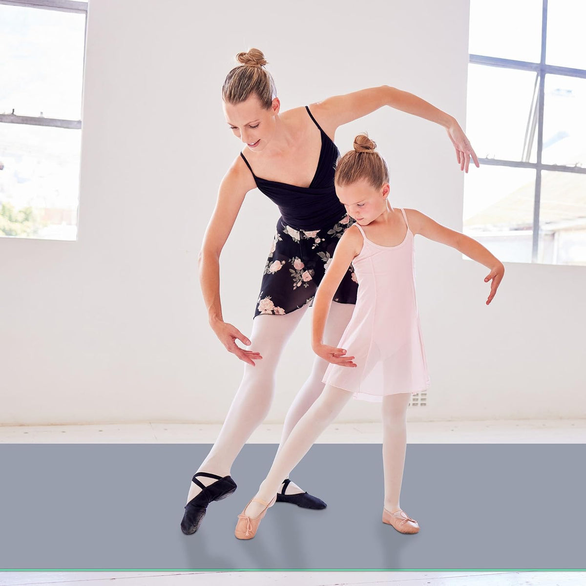 BALAPET Dance Floor Ballet Dance Floor Heavy-Duty 5MM Thick PVC Practice Floor for Ballet, Tap