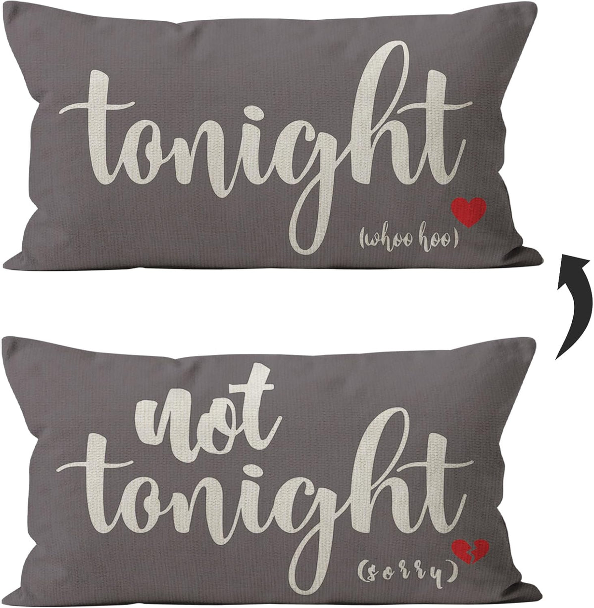 Mancheng-zi Bridal Gift,12x20 Pillow Cover,Bridal Shower Gifts,Funny Couples Reversible Linen