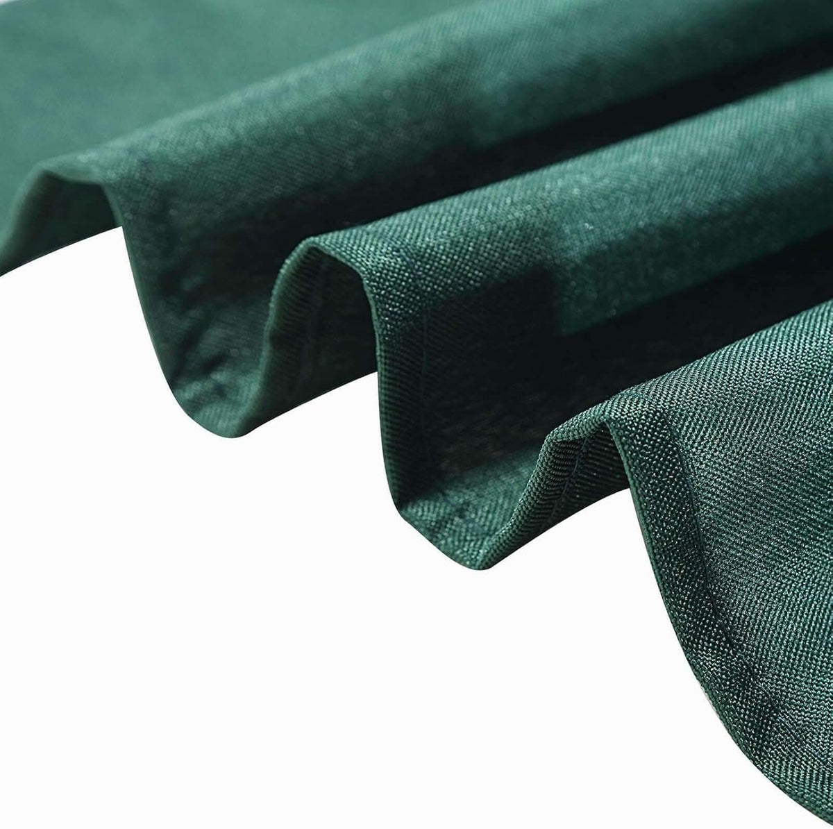 Efavormart 90" Hunter Emerald Green Wholesale Linens Polyester Square Linen Tablecloth for Kitchen