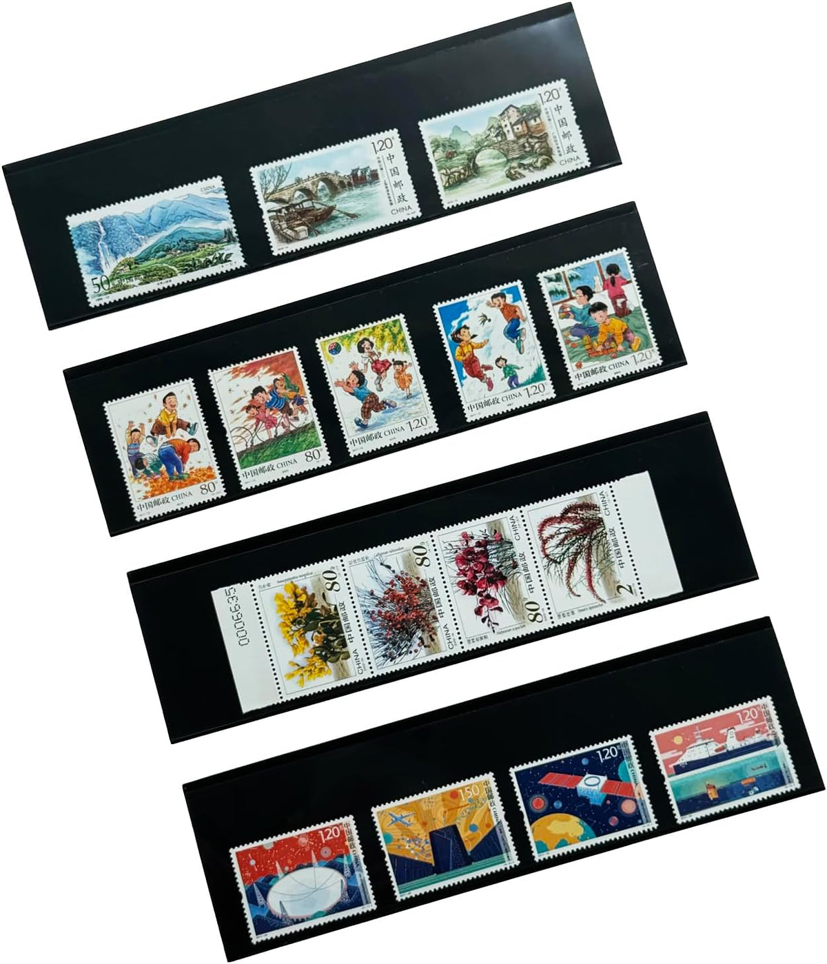 Philatelic Display Black Card Stamp Cover Stamp Collection Stamp Storage philatelic Album Stamps