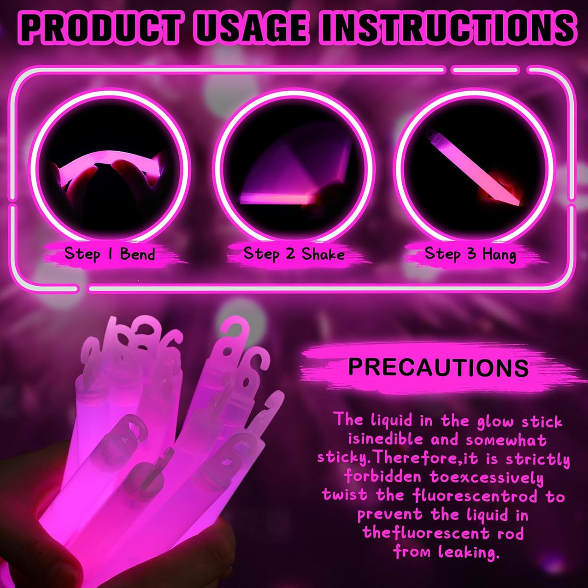 Sotiff 48 Pcs Bright 6 Inch Large Glow Sticks Bulk Emergency Glow in The Dark Sticks with 12 Hour