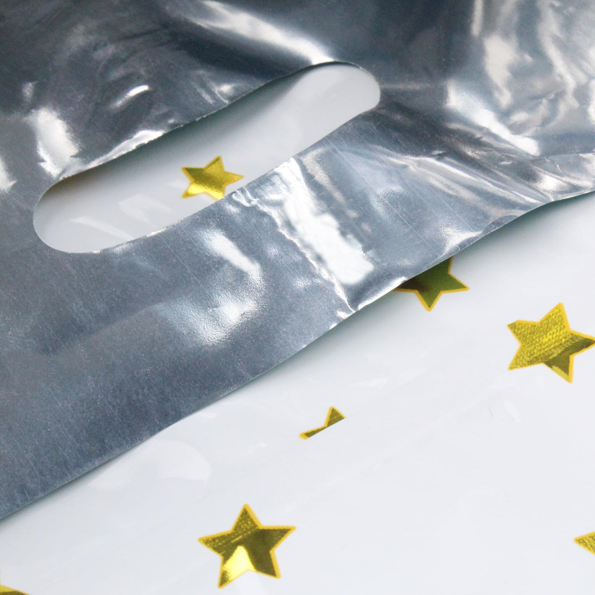 saizone 25 PCS Gift Bags,Party Favor Bags,5 Colors with Star Pattern