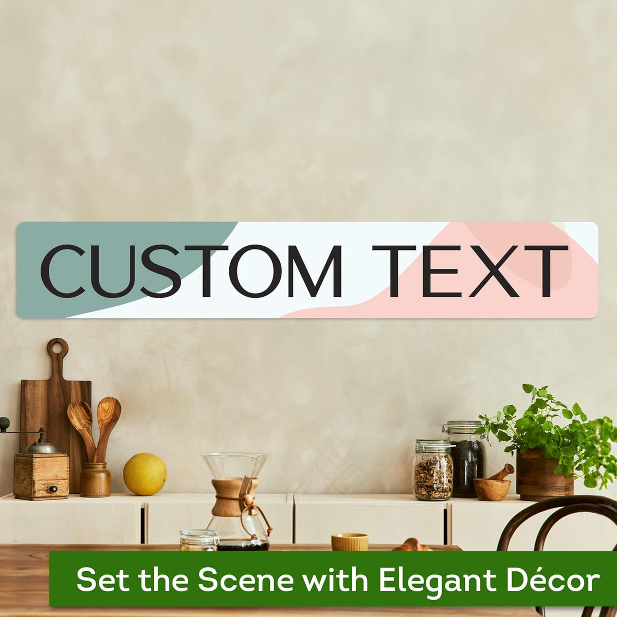 Custom Sign, Custom Street Sign, 11 Font Colors, 13 Font Styles, 4 Hole Options, 22 Sizes, 6x36