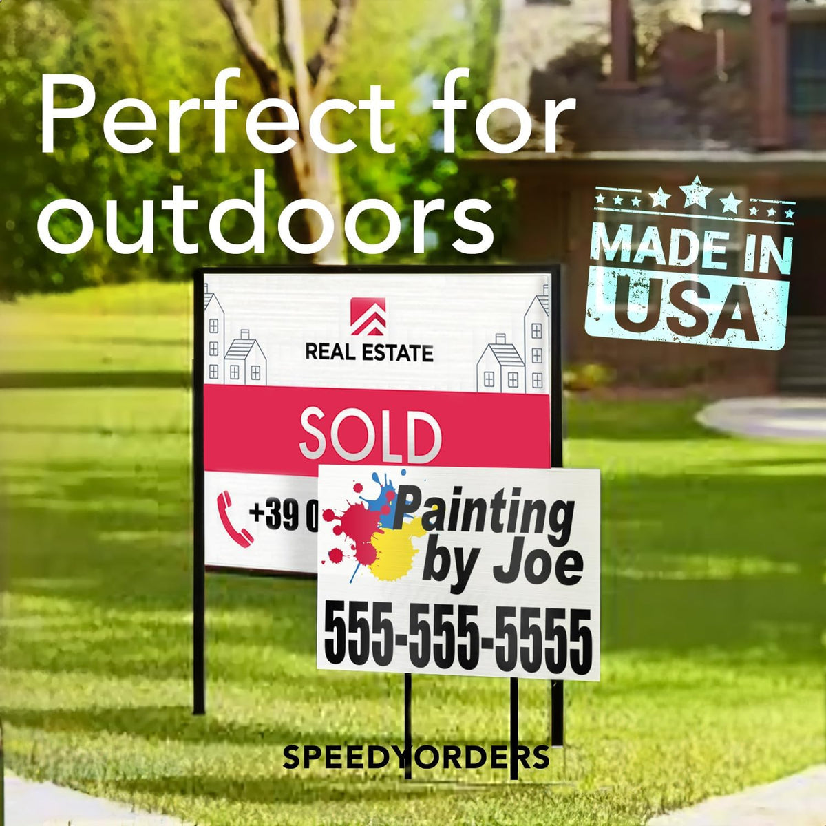Custom Outdoor Metal Signs, Personalized Aluminum Signs, Customized Safety Signs, Metal Business