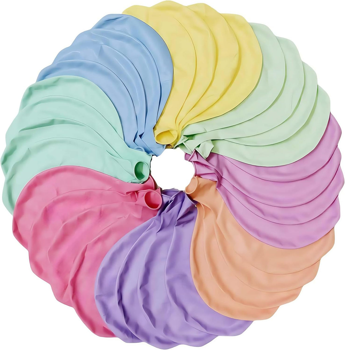 32 Pack Pastel Balloons 36 inch Multicolor Macaron Balloon for Valentine's Day Girls Birthday Baby
