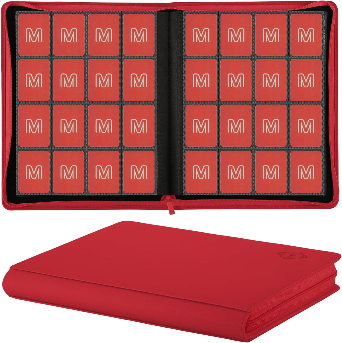Premium Card Binder 16 Pocket,Trading Card Binder Holds up to 1000+Cards Sturdy Card Collection