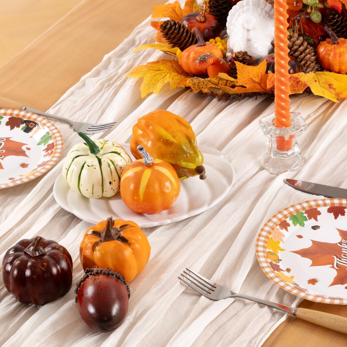 Ivory White Cheesecloth Table Runner 4 Pack Fall Table Runners Boho Gauze 120 Inches White Cheese