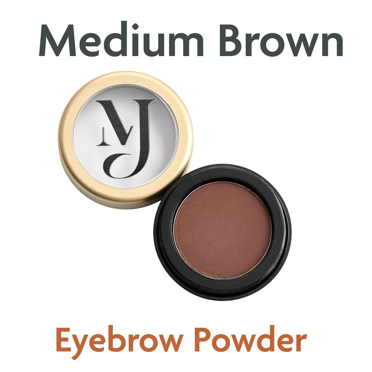 Marie-José Brow Powder – Medium Brown | Brown Eyebrow Powder, Vegan & Cruelty-Free | Highly