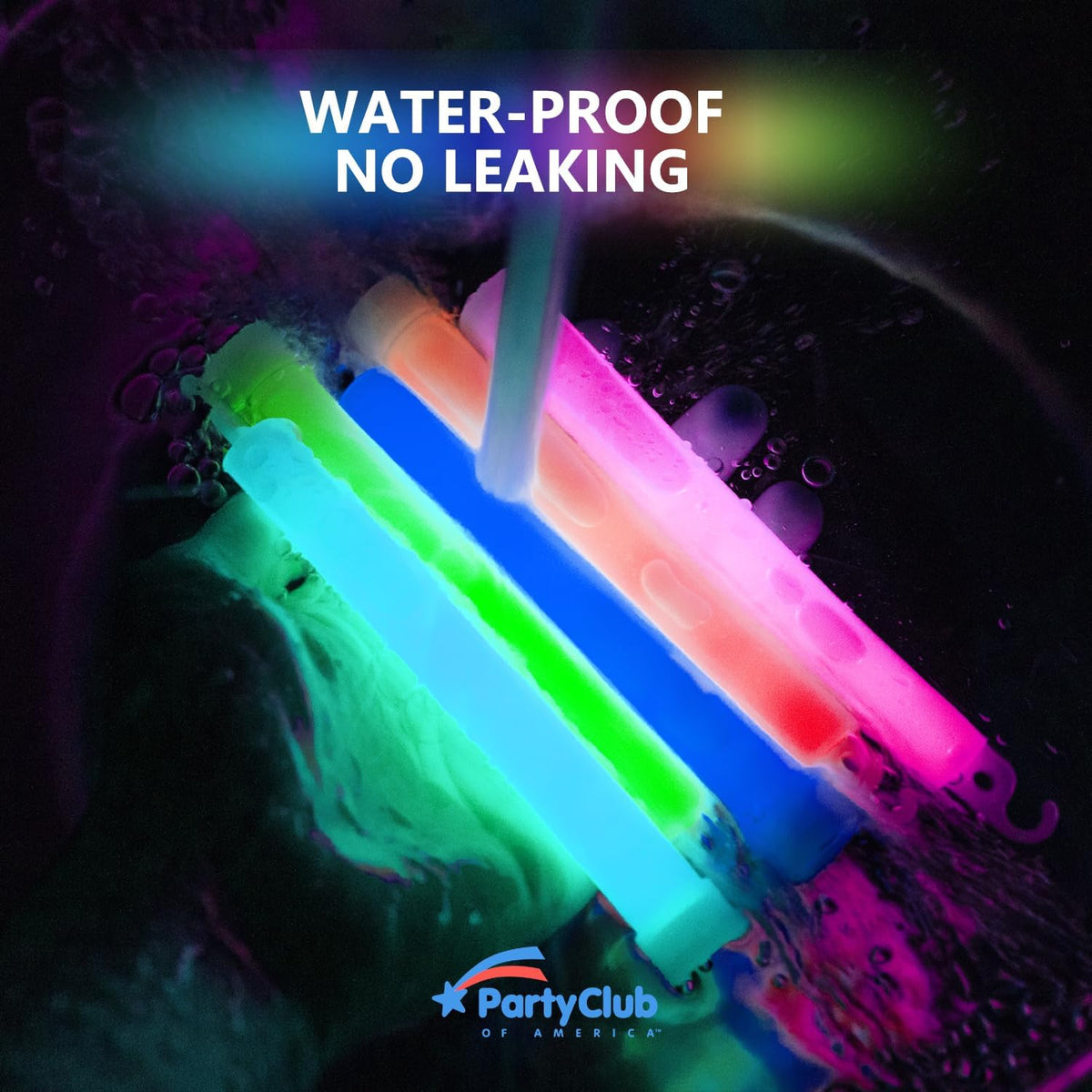 Premium Glow Fever Bulk Ultra Bright Multi Color Glow Sticks Emergency Light Sticks for Camping