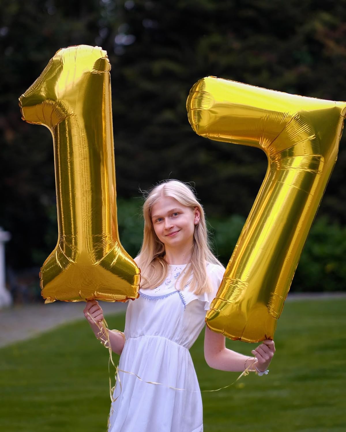 40 Inch Gold Number 1 balloon,Big Foil Mylar Balloon 1st 1 11 21 31 41 51 81 Party Wedding Birthday