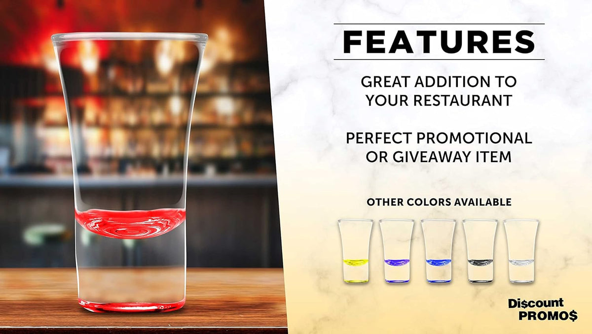 DISCOUNT PROMOS 2 oz. Lord Shooter Etched Shot Glasses, 10 pack, 21st Birthday Party, Lounge