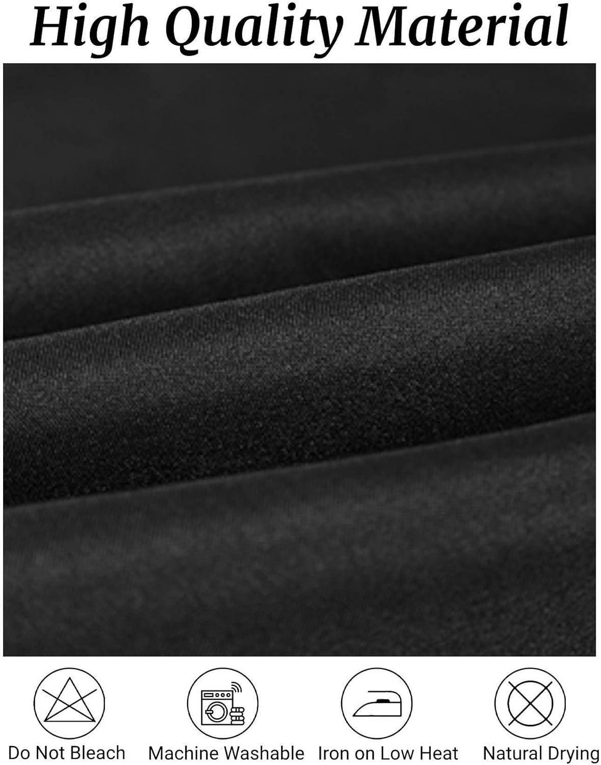 Fokitut 6 Pack Rectangle Tablecloth, 60x120 Inch, Stain Resistant and Wrinkle Polyester Table