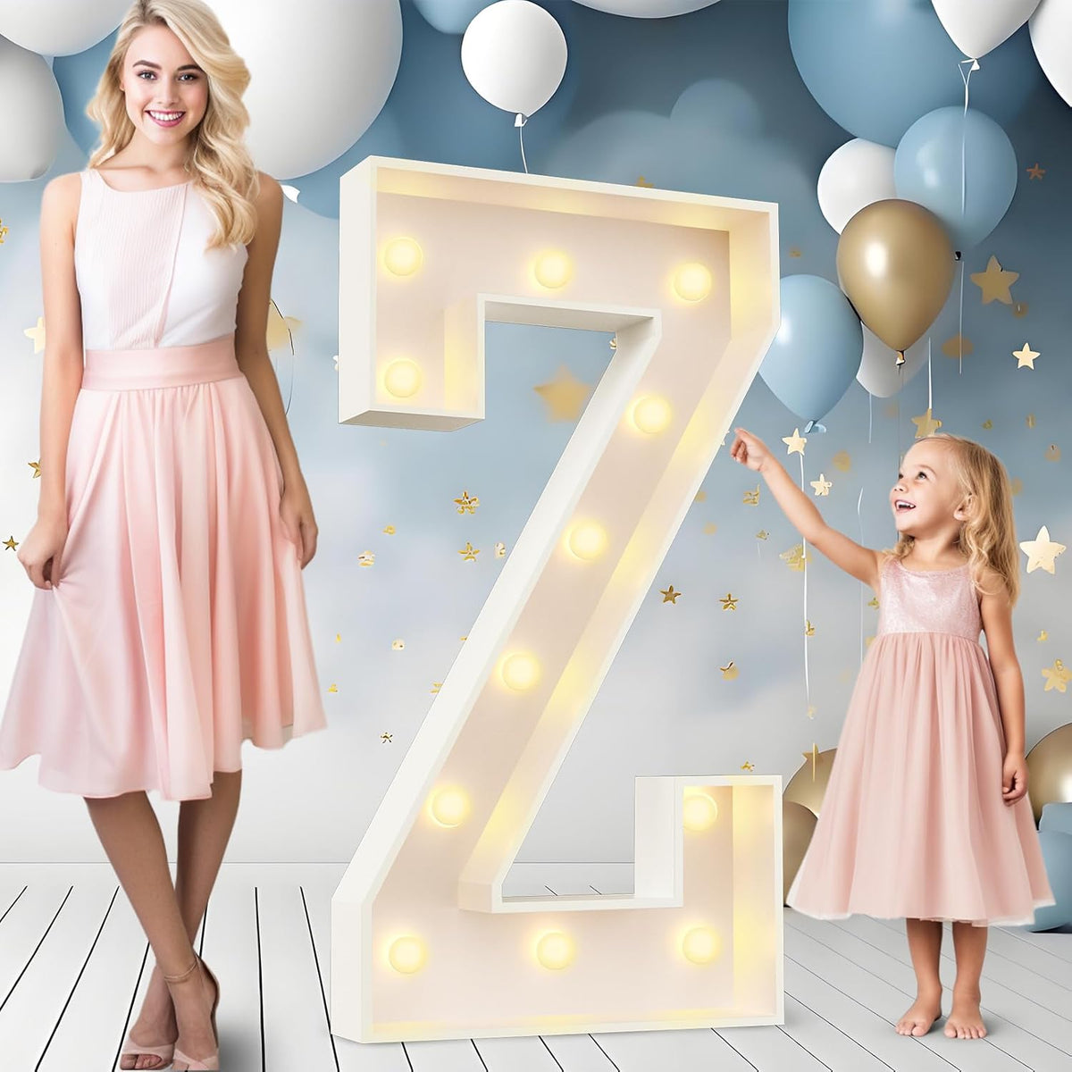 Ledido 4FT Marquee Light Up Letters Large Light Up Letters for Party Decoration, Marquee Letter for