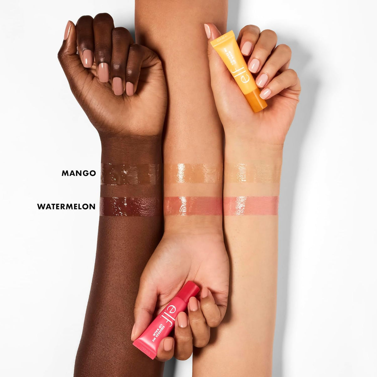 e.l.f. Squeeze Me More Lip Balm Duo, Moisturizing Balm For A Sheer Tint Of Color, Made With