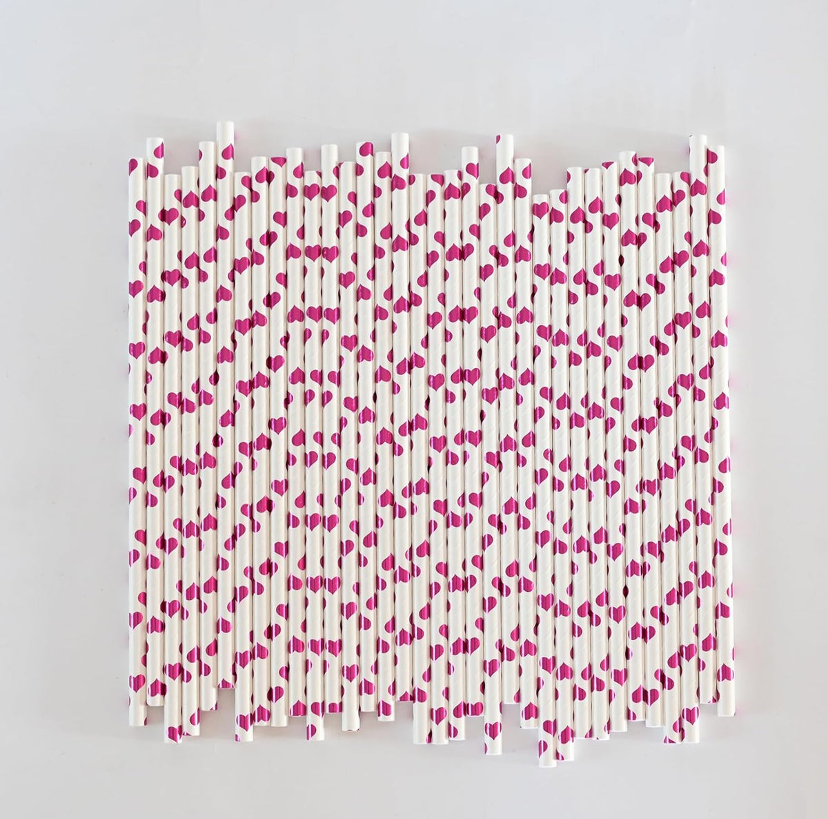 Paper Straws, Disposable Drinking Straws Biodegradable 7.75 inch,for Wedding Birthday Decorative