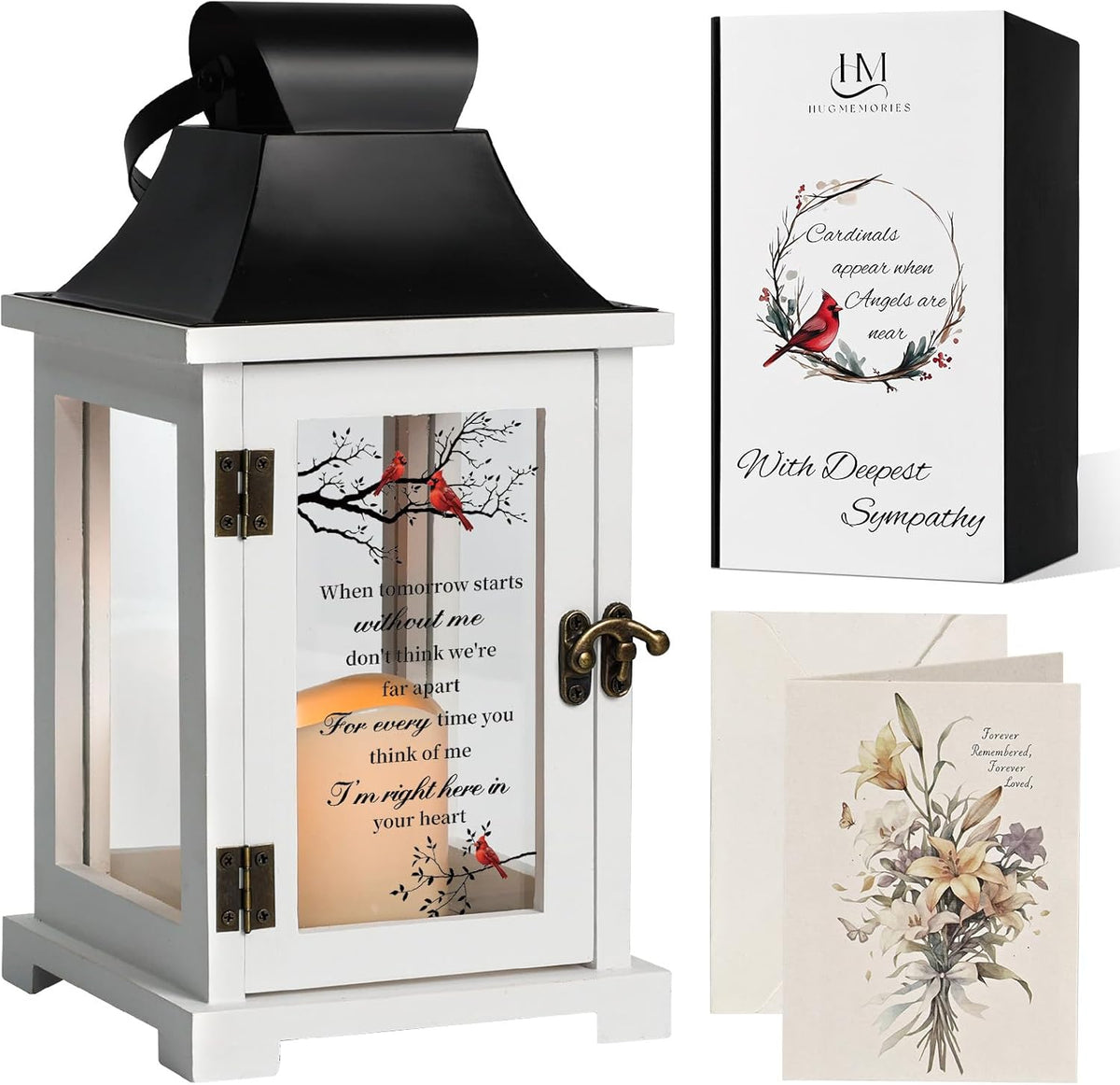 Memorial Lantern, Bereavement Sympathy Gifts for Loss of Loved One Mother Father, Bereavement Gifts