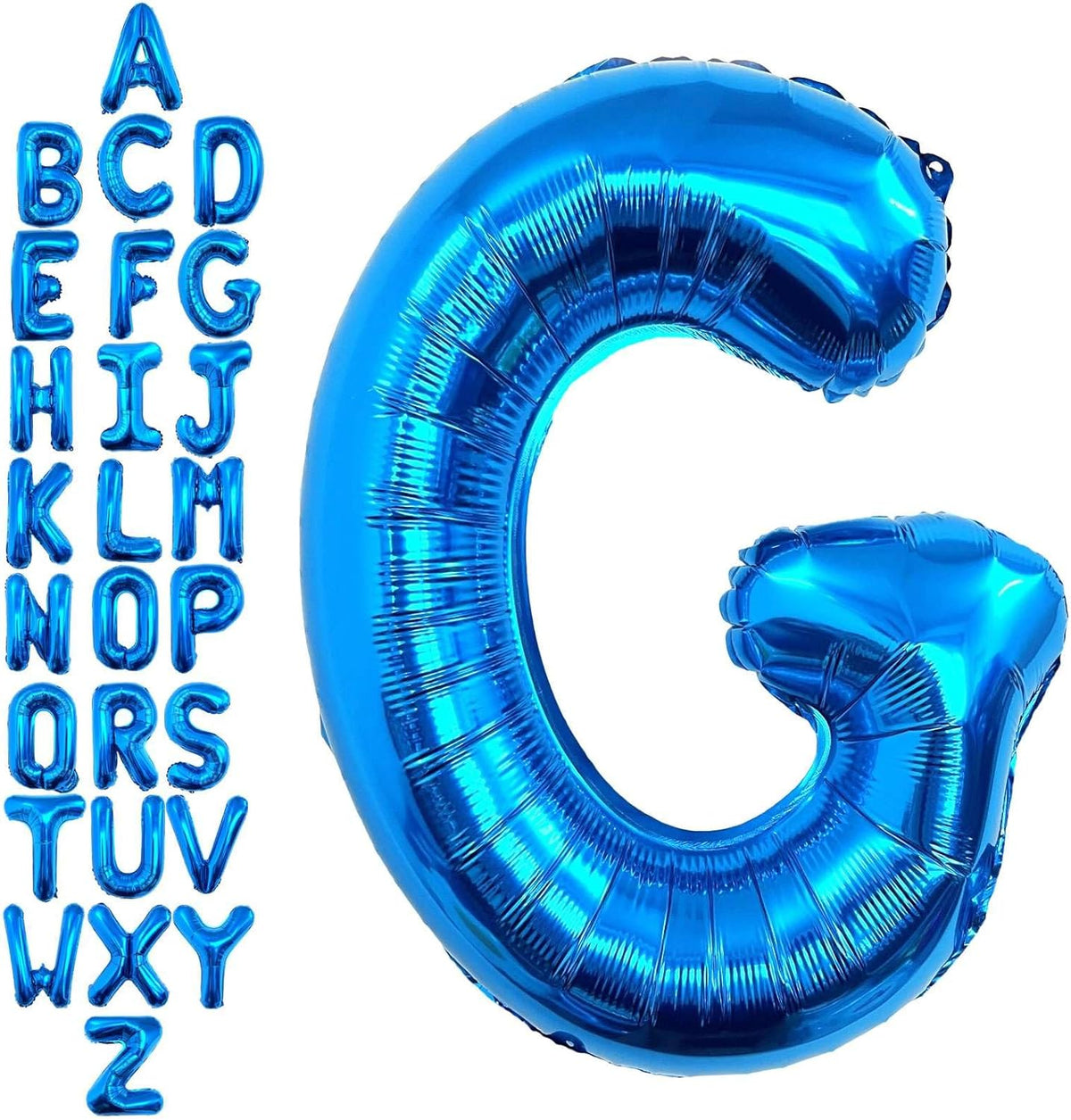 40 Inch Blue Letter G Balloons, DIY Phrase Foil Alphabet Letter G Balloons DIY Word G Banner for