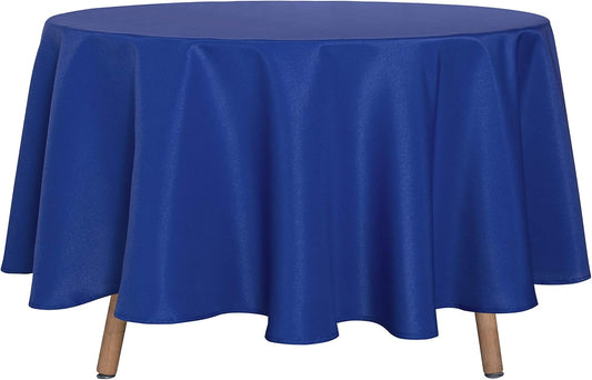 sancua Round Tablecloth - 90 Inch - Water Resistant Spill Proof Washable Polyester Table Cloth