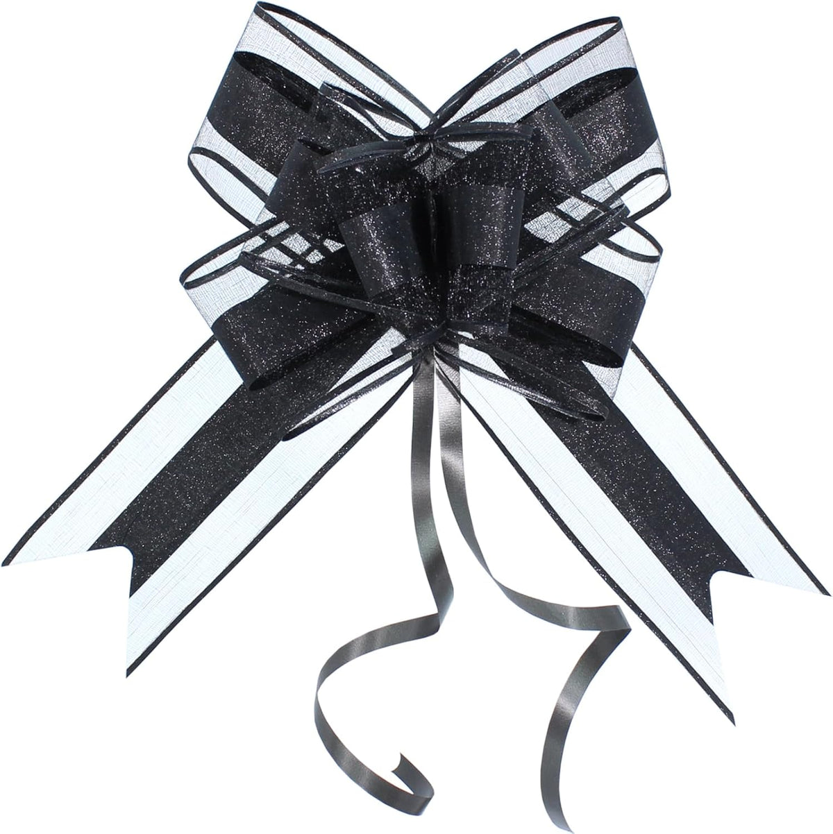 WEWILUCK Large Black Gift Bows - Perfect bows for Gift Wrapping,Big Pull Gift Wrap Bows for Man