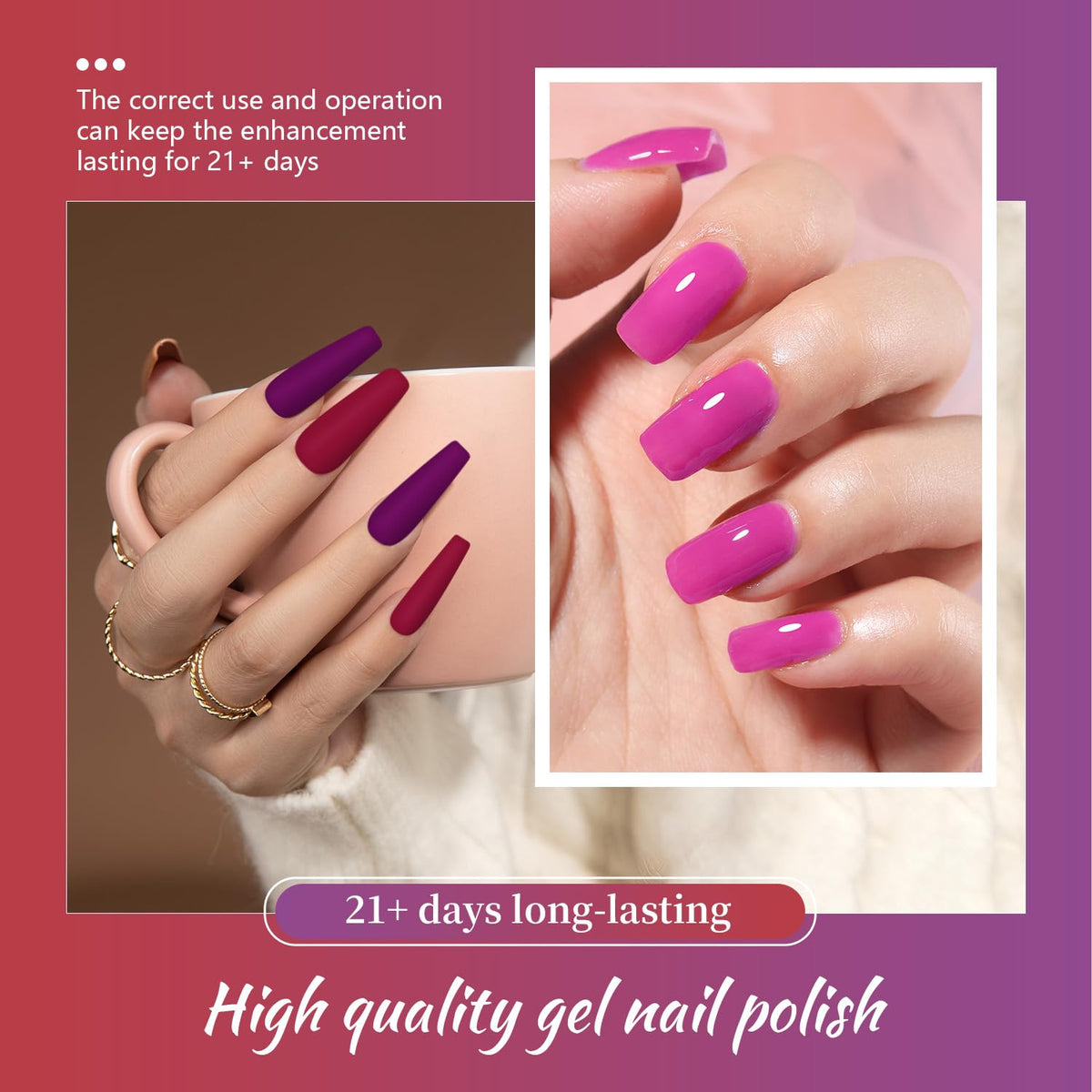 JODSONE Gel Nail Polish Kit with U V Light 32 Colors Gel Polish Set Soak Off Nail Kit Nail Art