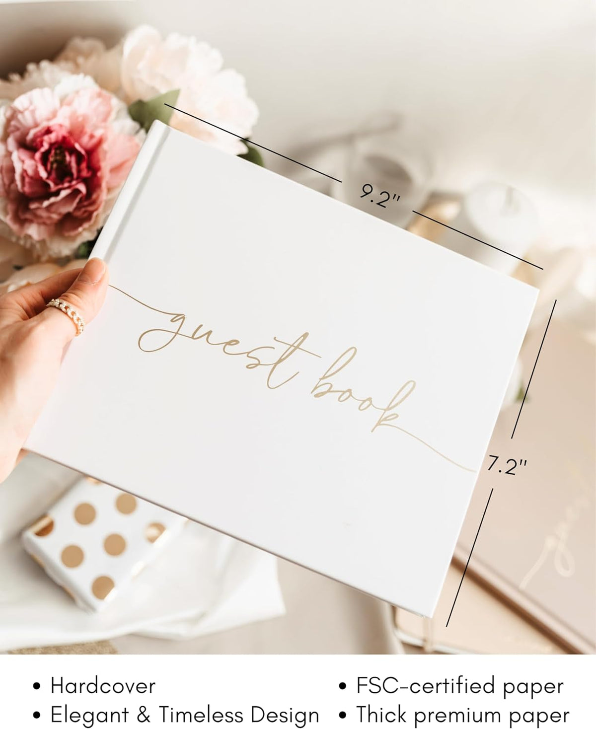 Lamare Wedding Guest Book – Polaroid Guest Book for Wedding Reception, Baby Shower, Birthday