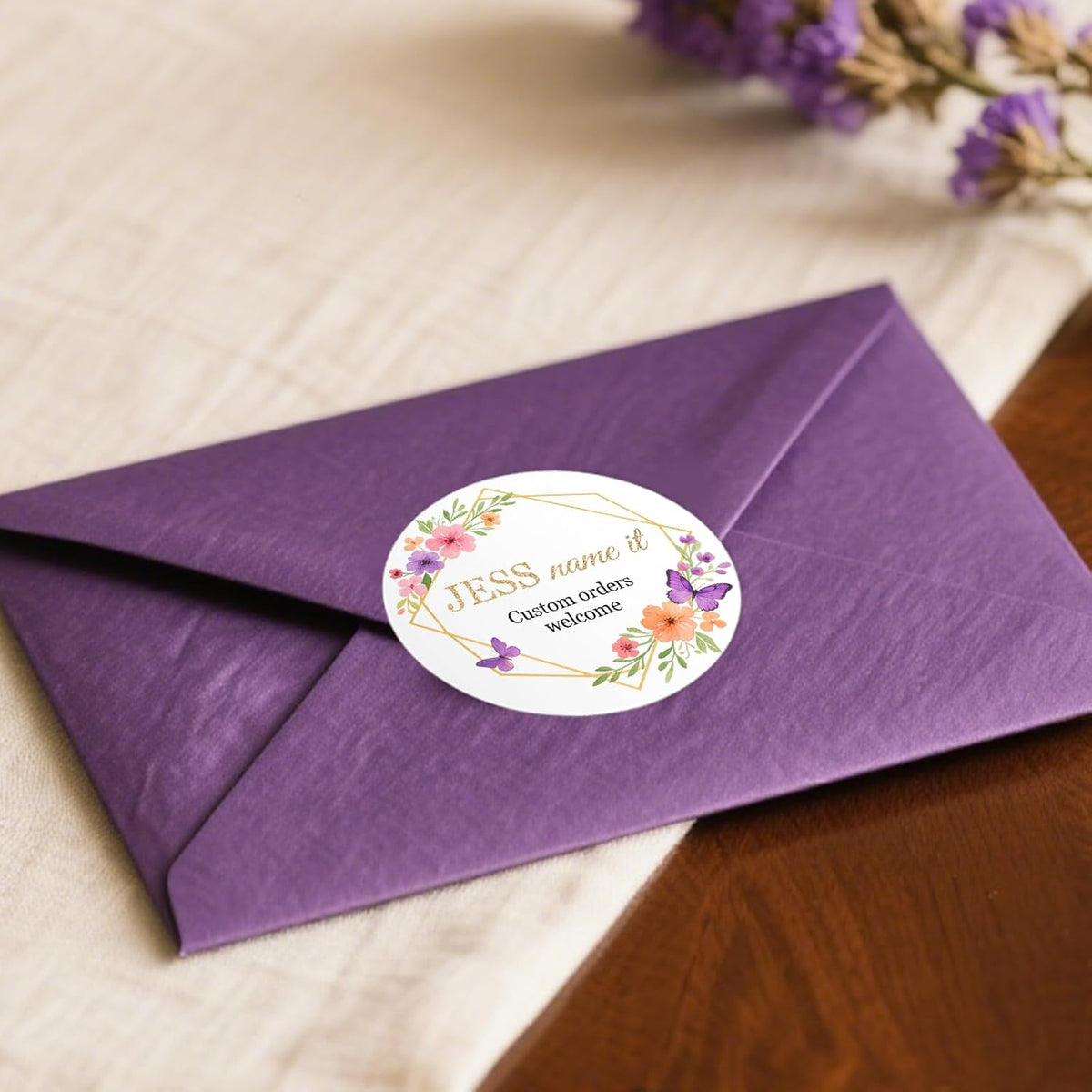Custom Personalized Stickers Label for Wedding Favors Business Logo Birthday Party Customized