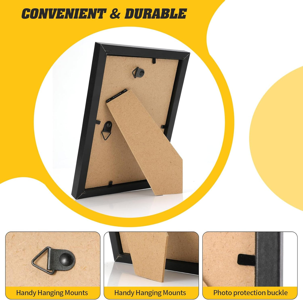 Set of 60 Picture Frame Bulk Photo Frames Wall Mounting Simple Photo Frames Multi Picture Frames