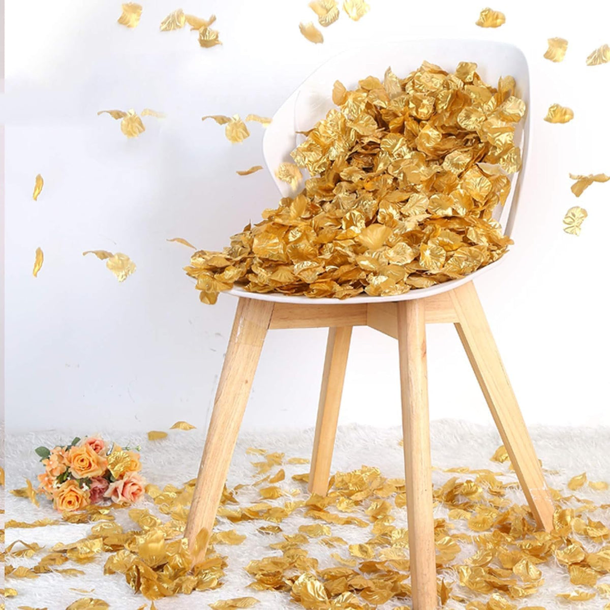 1000Pieces Rose Petals, Artificial Flower Petals Fake Rose Petals for Romantic