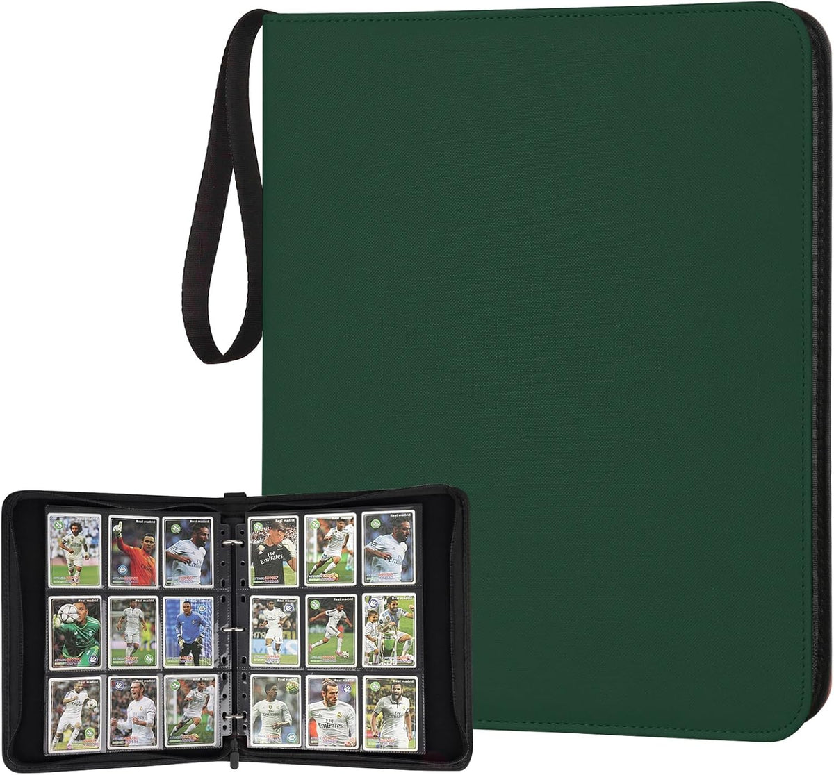 Trading Card Binder, Card Collection Binder Album Folder with 720 Side Loading Pockets, 9 Pocket