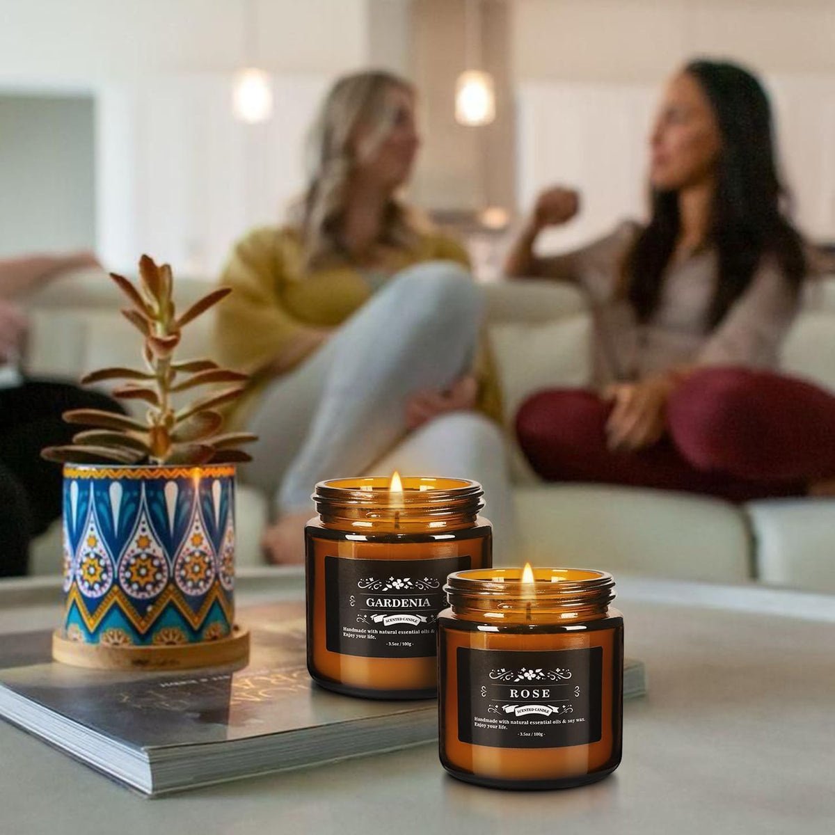 12 Pcs Scented Candles with Added Natural Essential Oils, 3.05oz, Suitable for Various Festivals