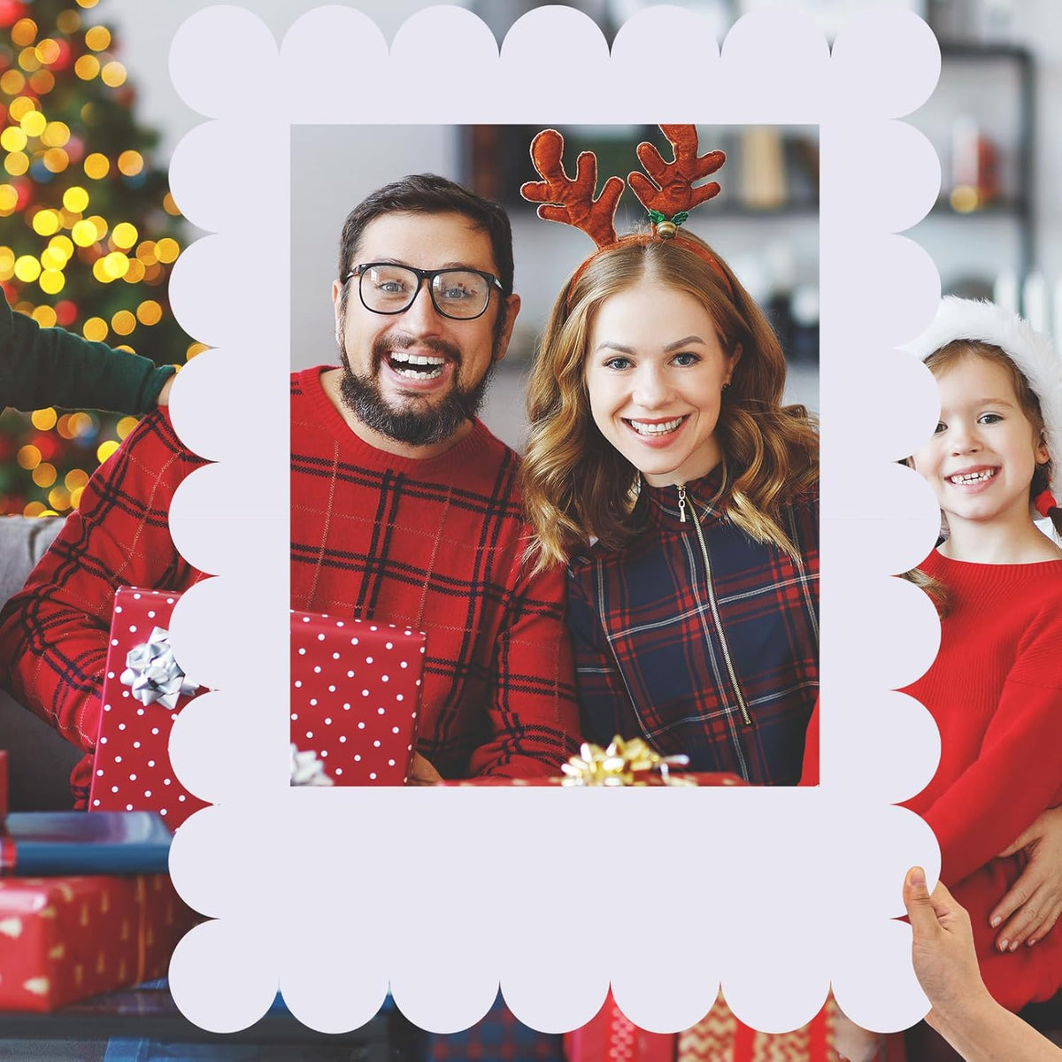 32 x 24 Inch Large Blank DIY Photo Booth Props Picture Frame Party Frame DIY Photo Booth Props